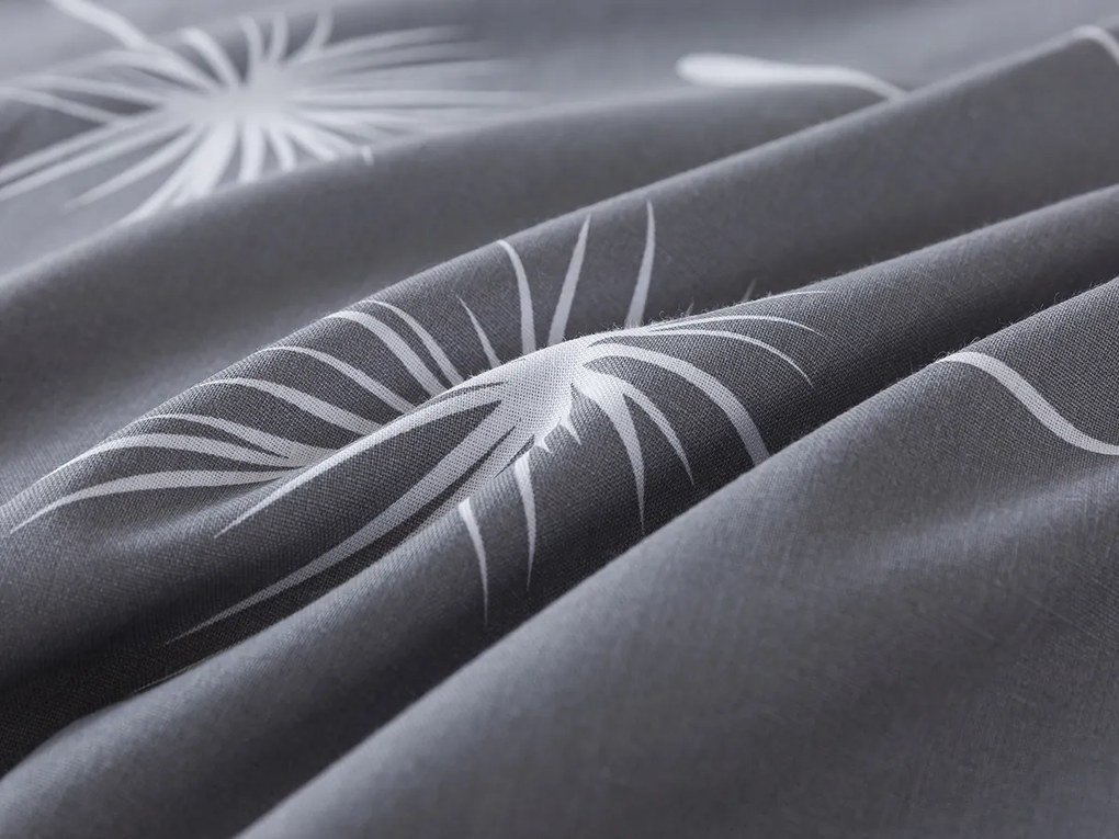 XPOSE® Francúzske bavlnené obliečky DANDELIA DUO - sivé/biele