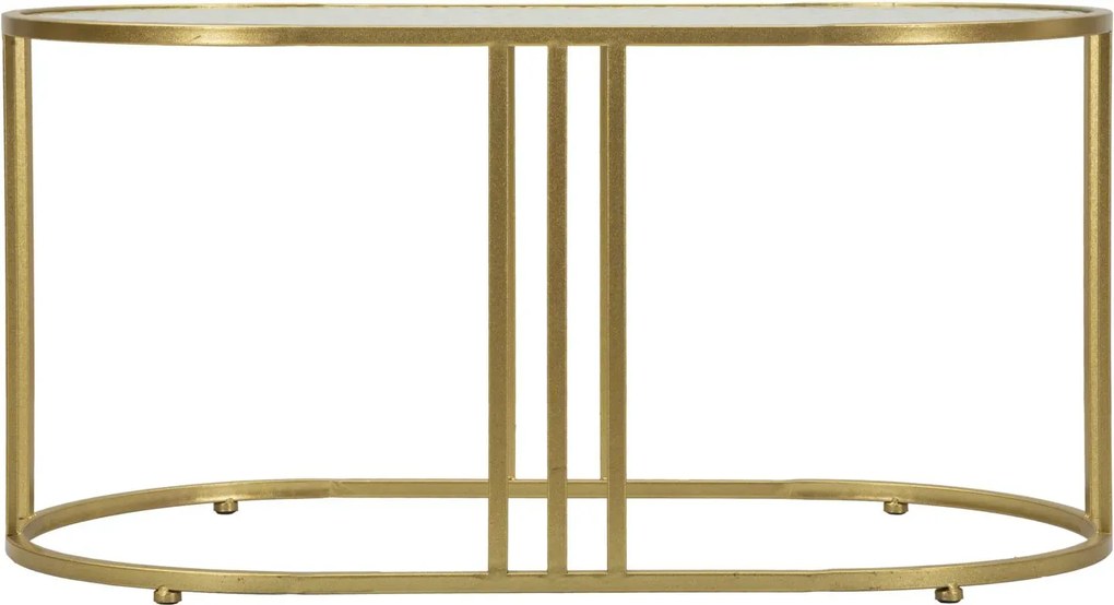 Konferenčný stolík Antalia 90 cm zlatý