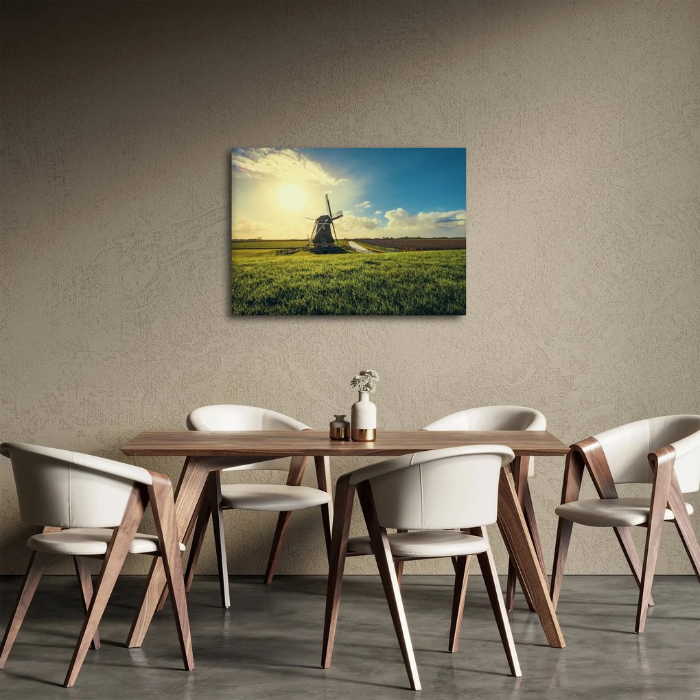 Obraz - Veterný mlyn (70x50 cm)