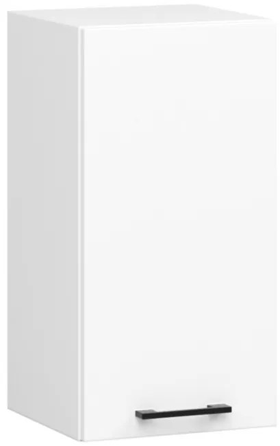 Rohová kuchynská linka OLIVIA 3 m s vitrínou biela