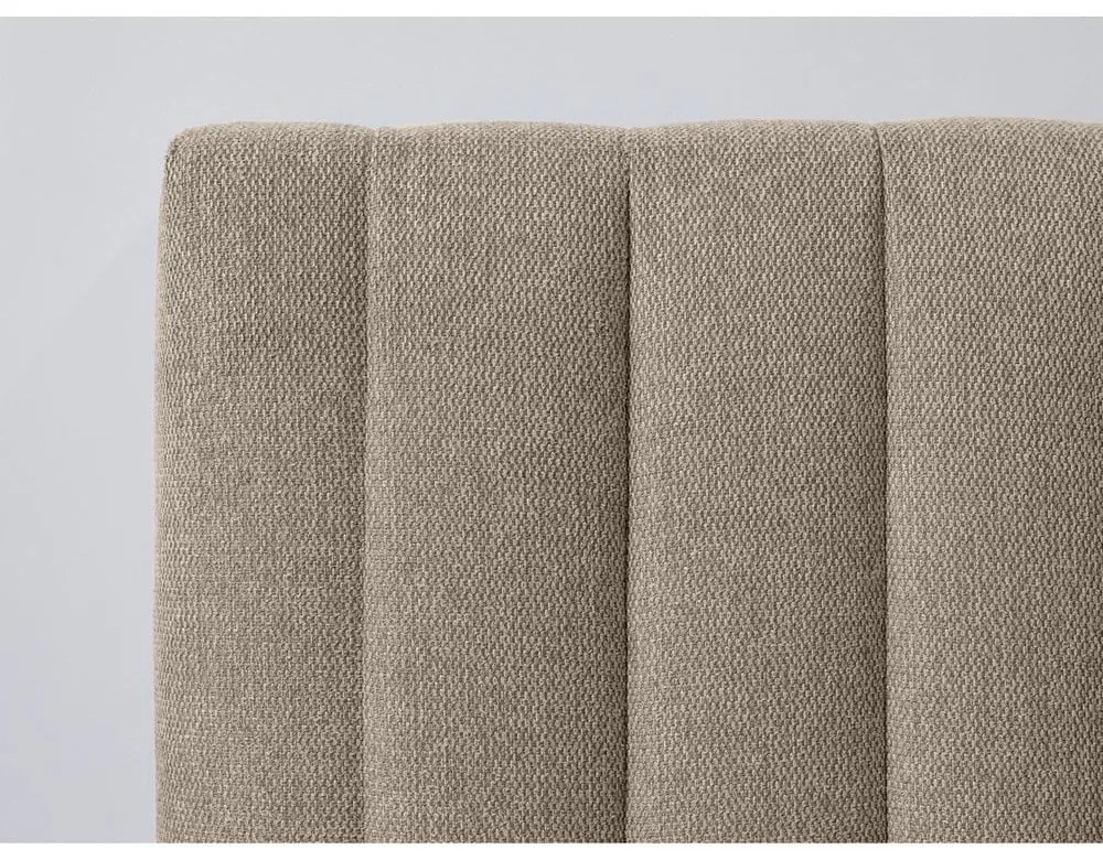 Béžová/prírodná dvojlôžková posteľ s roštom 160x200 cm Oceane – Bobochic Paris