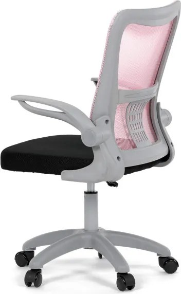 Detská otočná stolička ružová KA-K2008 PINK