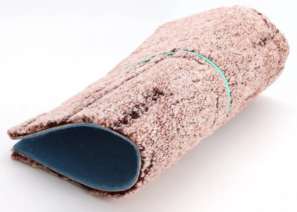 Koberec metráž Nicosia 44, na mieru, šíře 3m,4m,5m, hnedá, filc, obývacia izba, ITC