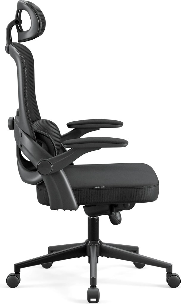 Ergonomická kancelárska stolička Normal Size, čierna: Diablo V-Light