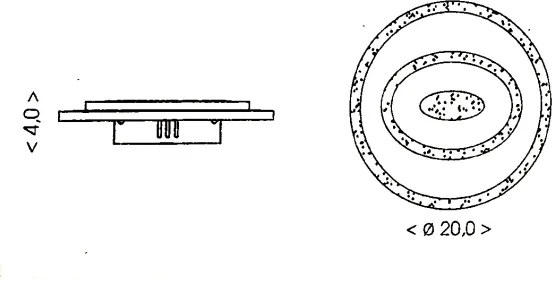 Brilagi - LED stropné svietidlo MODERN MINI LED/26W/230V 3000/4000/6000K