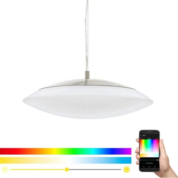 Eglo 97812 - RGB LED stmievateľný luster na lanku FRATTINA-C 1xLED/27W/230V