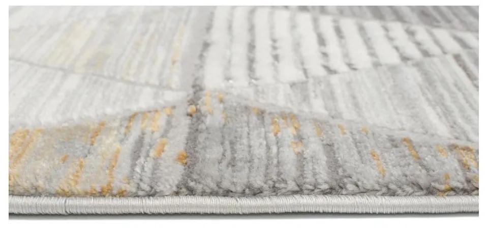 Kusový koberec Nathan horčicovo sivý 140x200cm