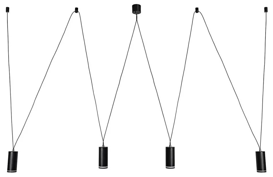 Rabalux 73038 - Luster na lanku SENOBIA 4xGU10/5W/230V pavúk RL73038