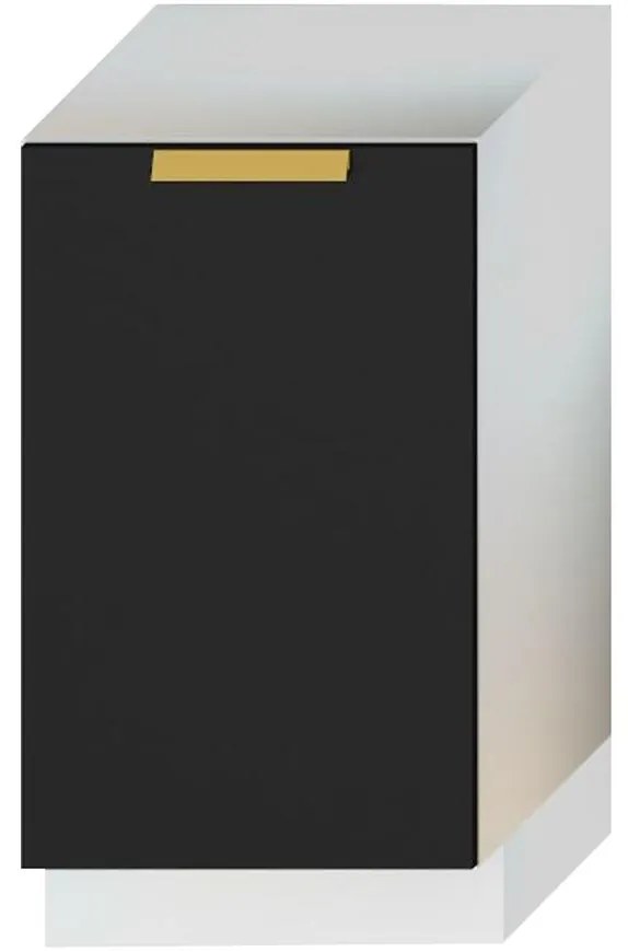 Predná stena umývačky Denis 45pz čierna mat