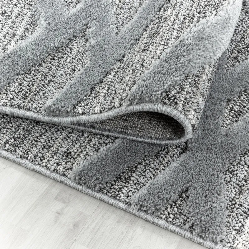 Ayyildiz, Kusový koberec Pisa 4706 Grey, 140x200, šedá, obývacia izba