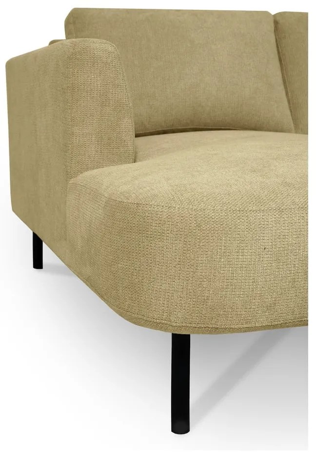 Okrovožltá rohová pohovka (pravý roh/do "U") Hero – Scandic