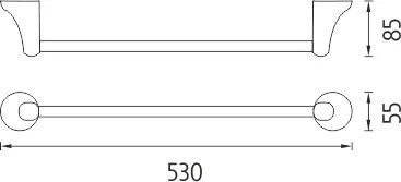 Nimco Držiak na uteráky MONOLIT - MO 4046-26