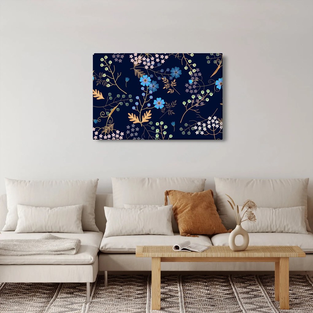 Obraz - Jesenné kvety (90x60 cm)