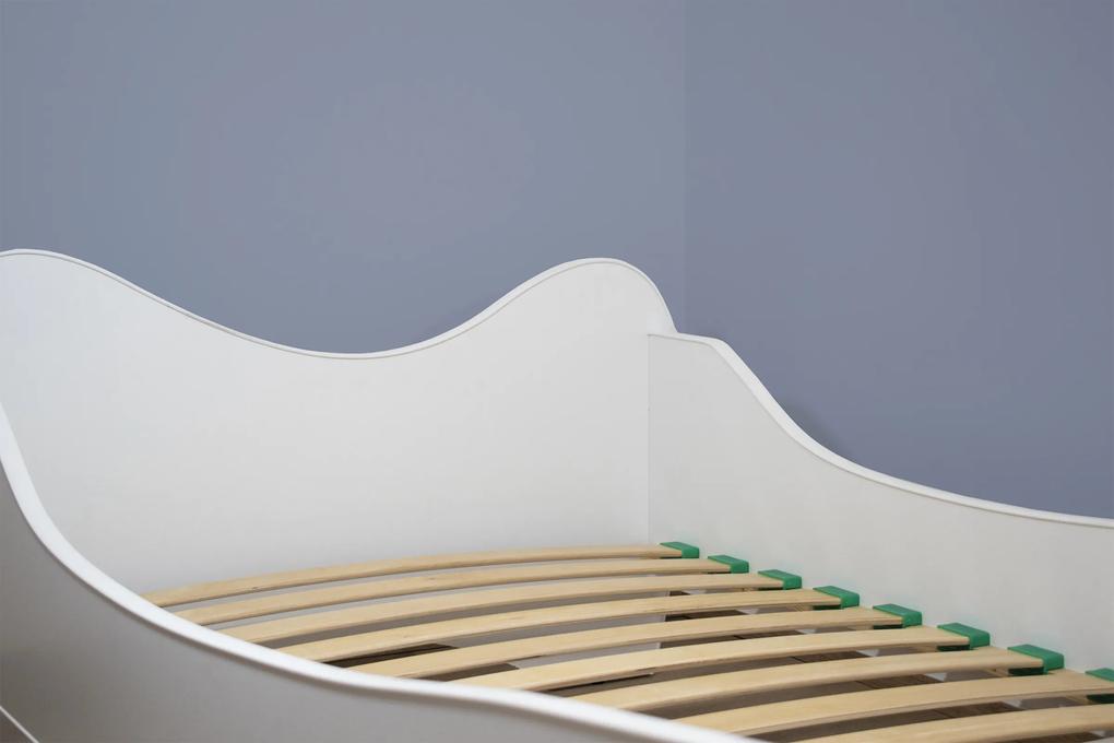 TOP BEDS Top Beds Detská posteľ MIDI HIT 140x70 matrac biela