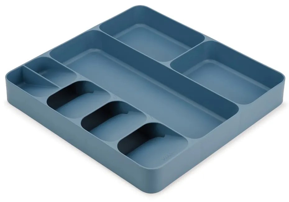 Modrý kuchynský organizér do zásuvky Joseph Joseph DrawerStore Compact Sky