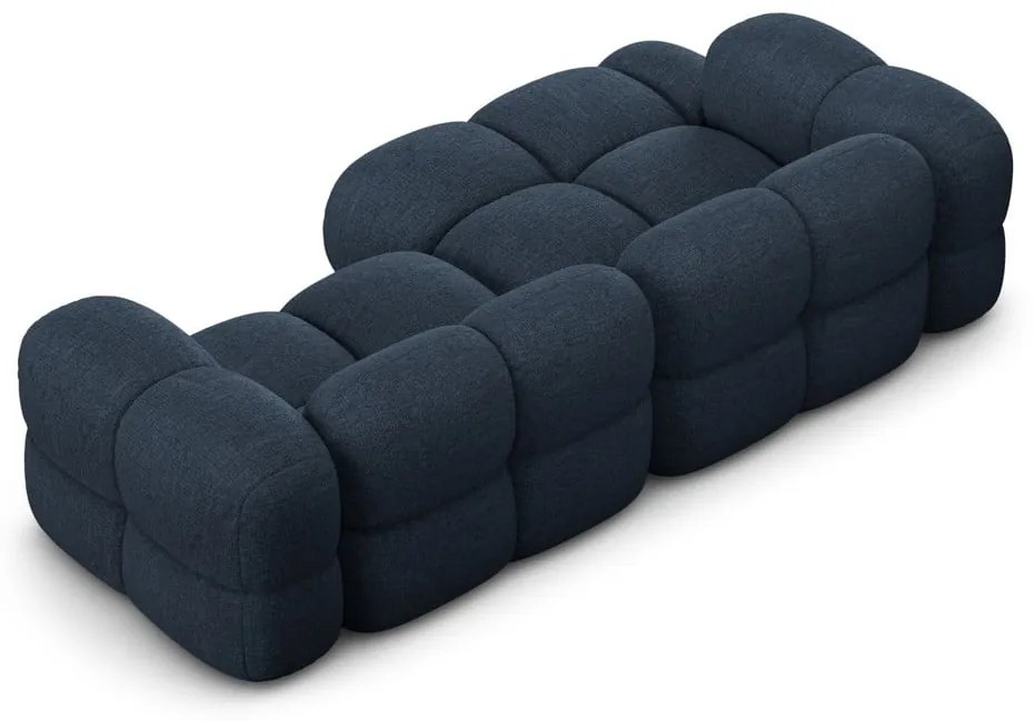 Tmavomodrá rohová pohovka (ľavý roh/s leňoškou) Loretto – Cosmopolitan Design