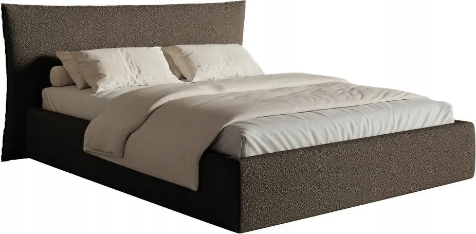 Manželská posteľ 160 cm Swiftie 160 (béžová čierna)