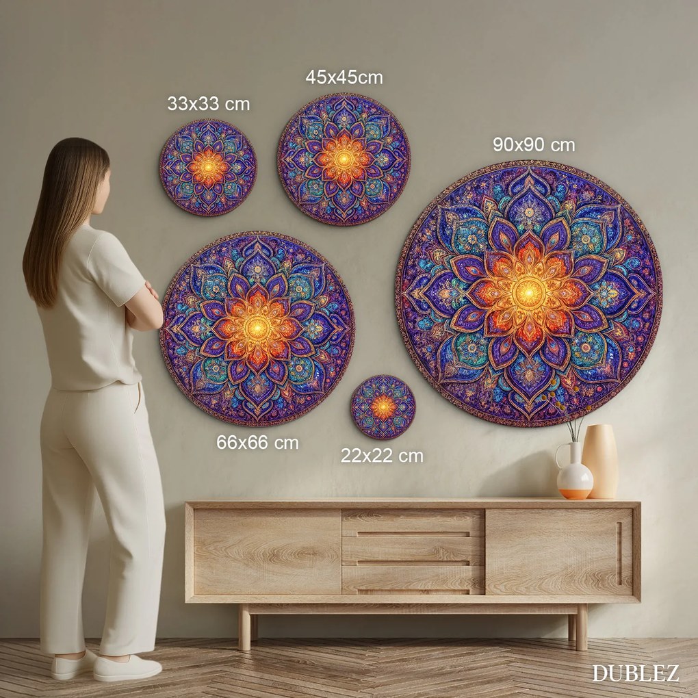 DUBLEZ | Drevený obraz - Mandala Magic