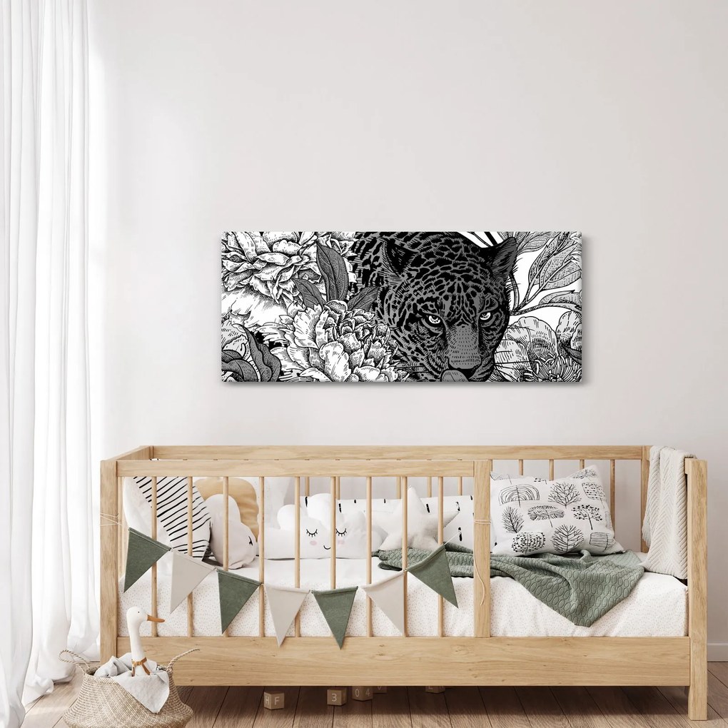 Obraz - Exotická záhrada (120x50 cm)