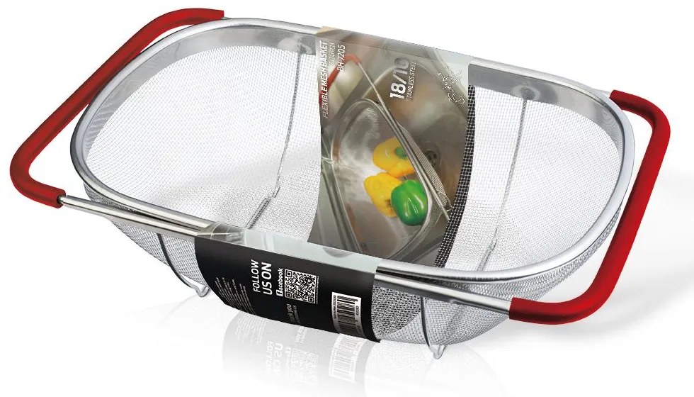 BERLINGERHAUS BH-7205 flexibilný sieťový cedník s nastaviteľnými rúčkami