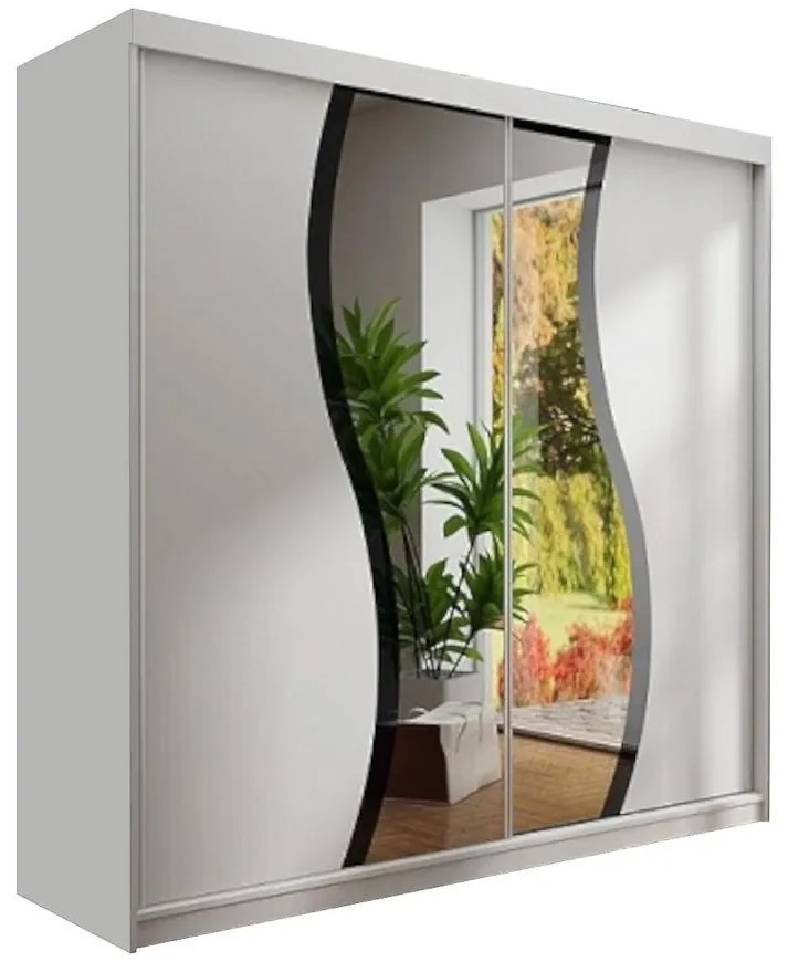 Skriňa Top 9 200 Biely