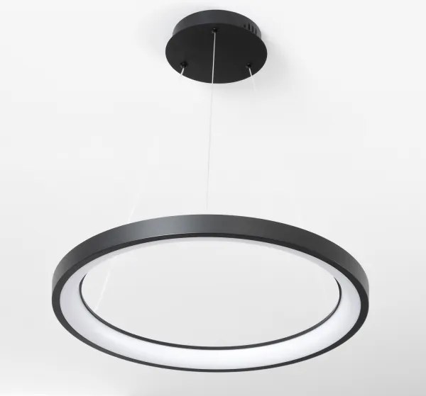 Brilagi - LED stmievateľný závesný luster na lanku FALCON SLIM LED/42W/230V pr. 50 cm čierna +DO