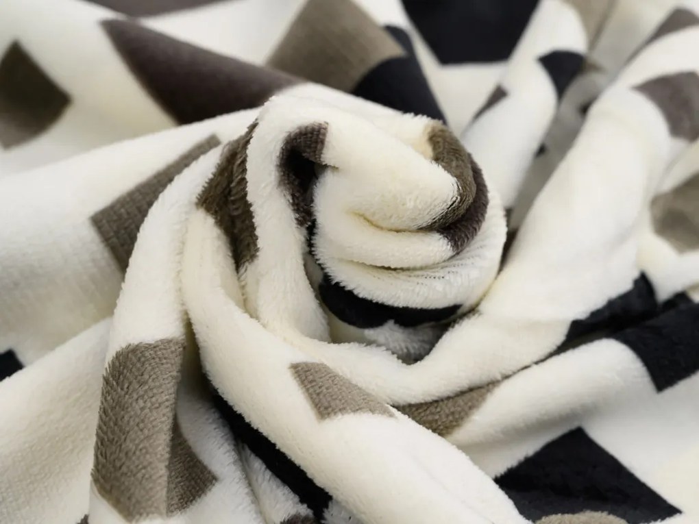 Obliečky mikroplyš LUXOR bielo-sivé Rozmer obliečky: 70 x 90 cm | 140 x 200 cm