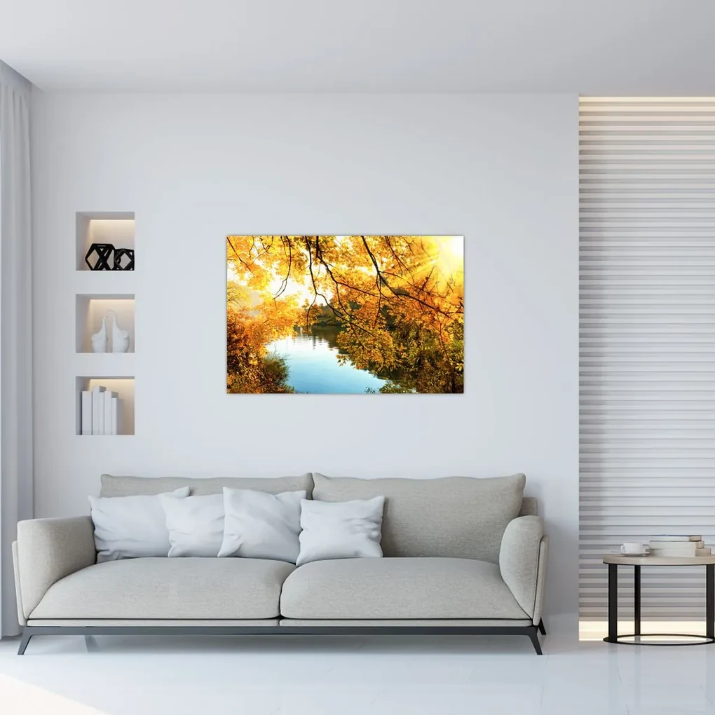 Obraz - Jesenný strom (90x60 cm)