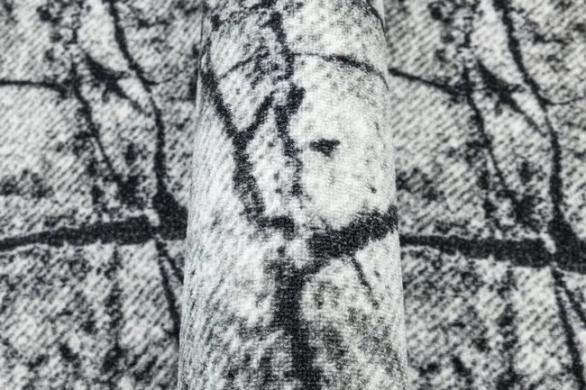 Metrážny koberec Grain 19 sivý