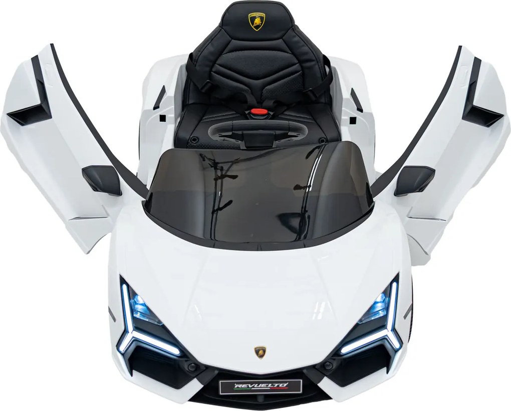 Ramiz Lamborghini Revuelto vozidlo Biela