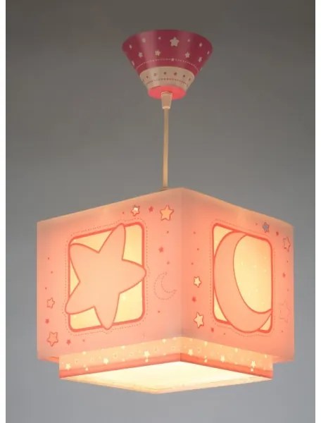 Dalber 63232S - Detský luster na lanku MOON LIGHT 1xE27/60W/230V