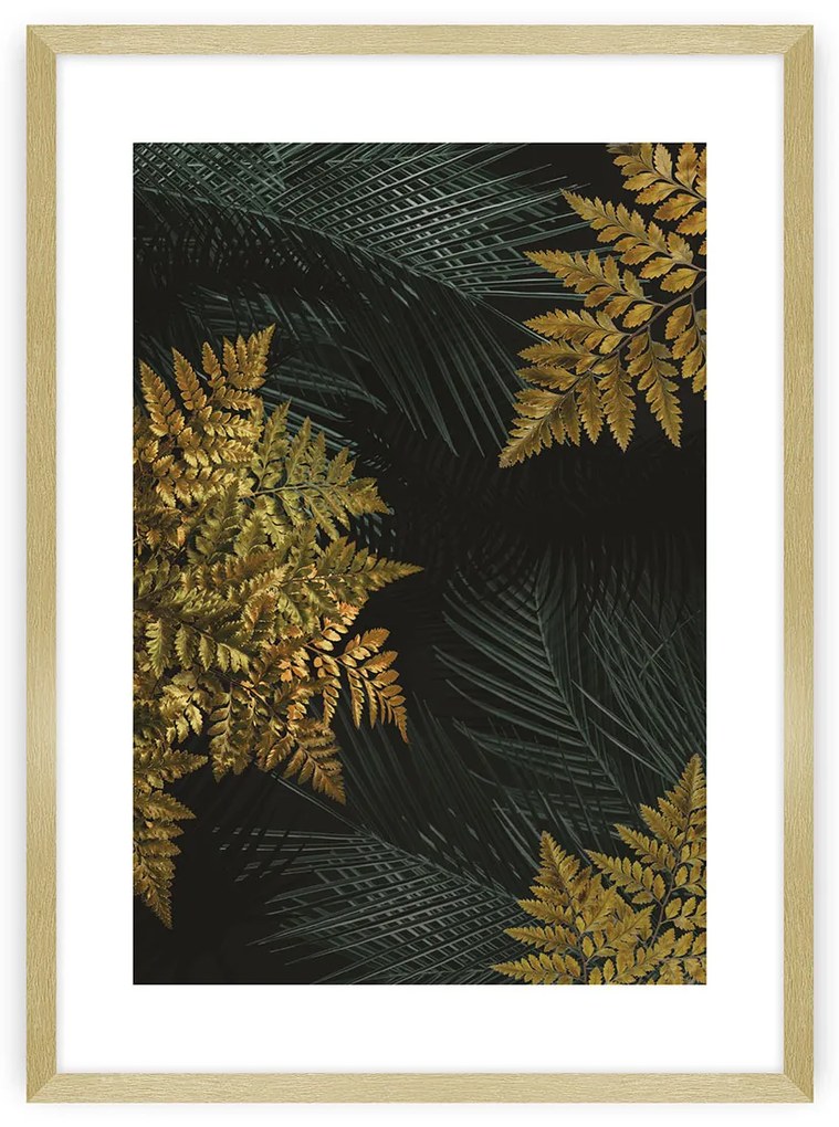 Plagát Golden Leaves II