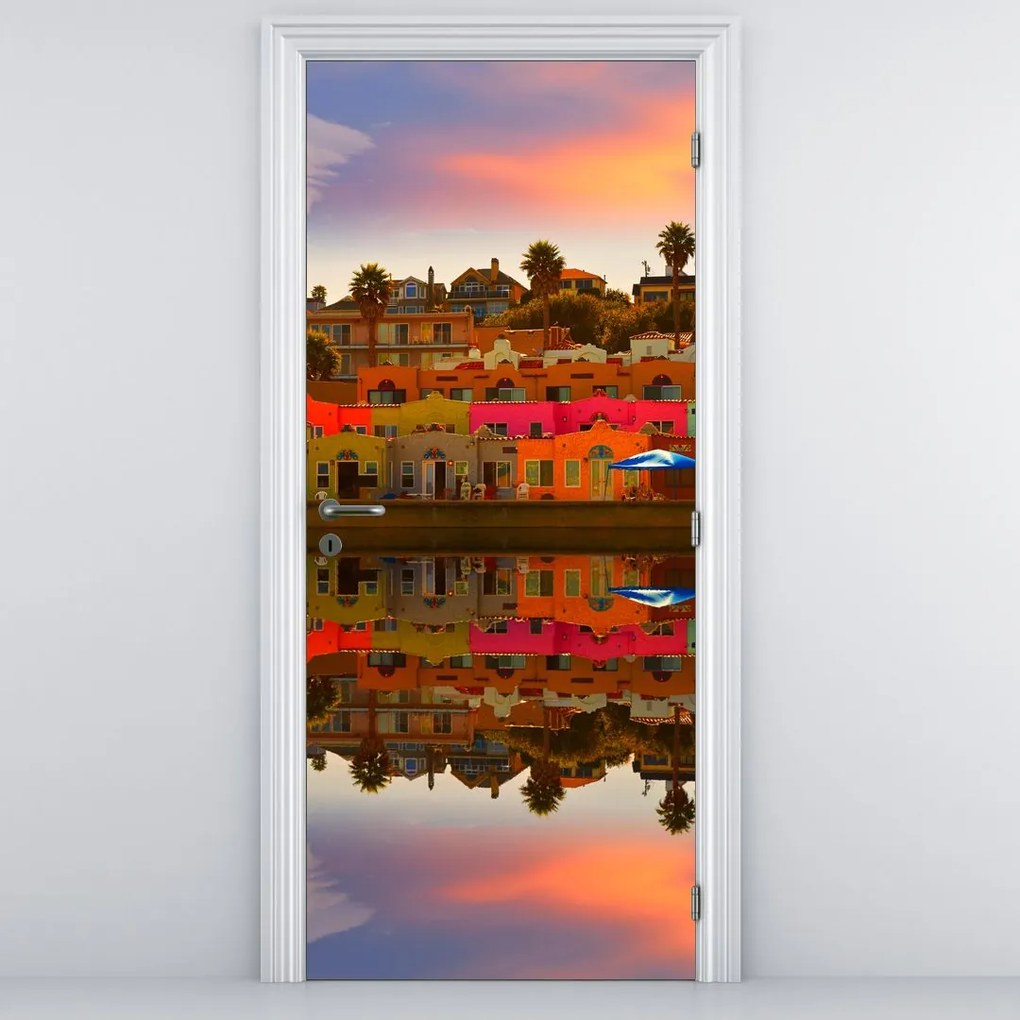 Fototapeta na dvere - Miesto na letné kúpanie (95x205cm)