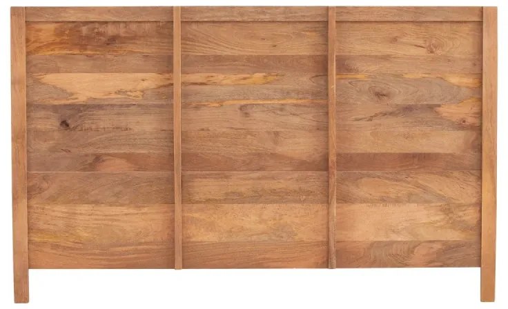 furniture-nabytek.cz - Masívna posteľ Delhi z mangového dreva, lakovaná, hnedá – 180x200 cm