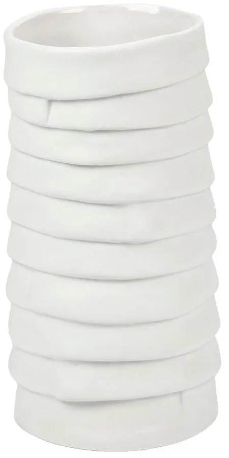 Biela porcelánová ručne vyrobená váza Ribbon – Mette Ditmer Denmark