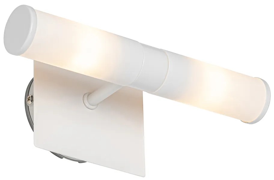 Moderná nástenná lampa do kúpeľne biela IP44 2-svetlá - Bath