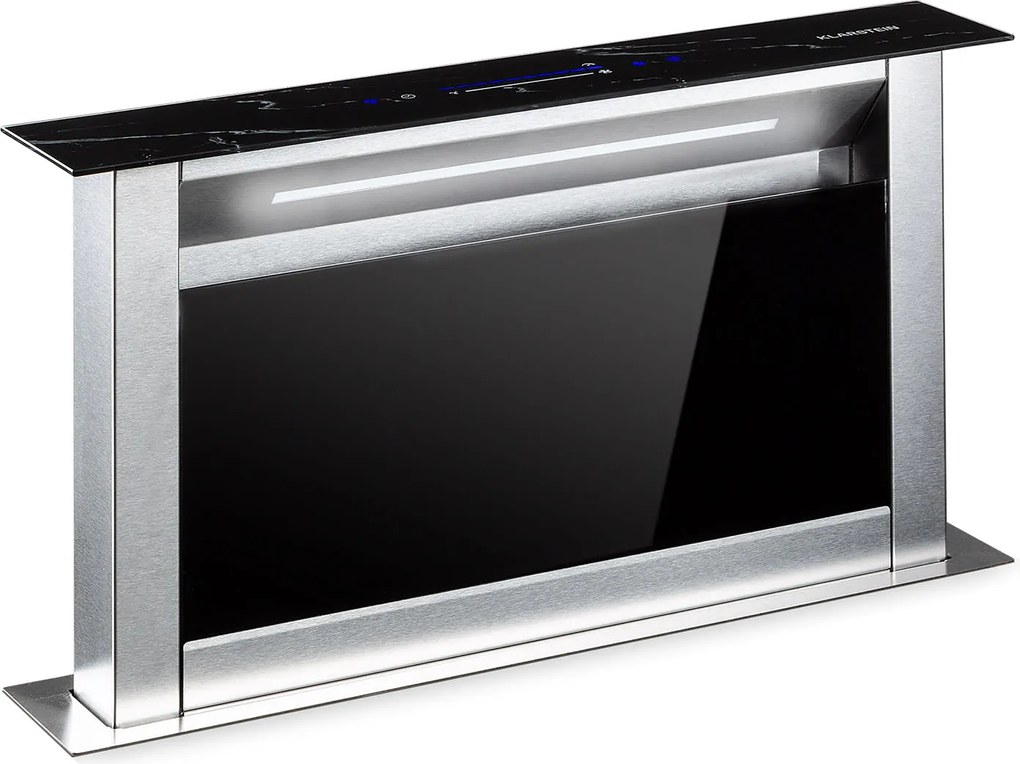 Klarstein Royal Flush Eco, digestor, 60 cm, výsuvný, 576 m³/h, A+, čierny