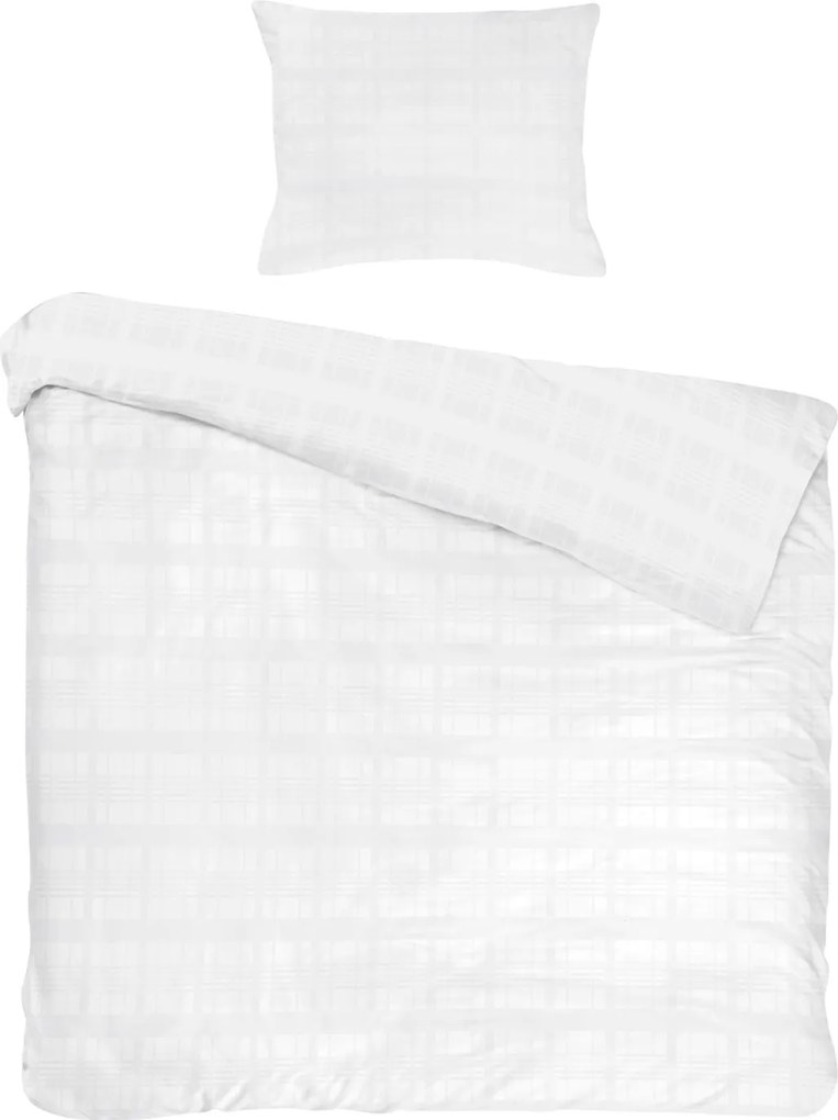 SATÉNOVÉ OBLIEČKY MARSELA EXCLUSIVE 140X200 CM, 1KS 70X80 CM BIELE