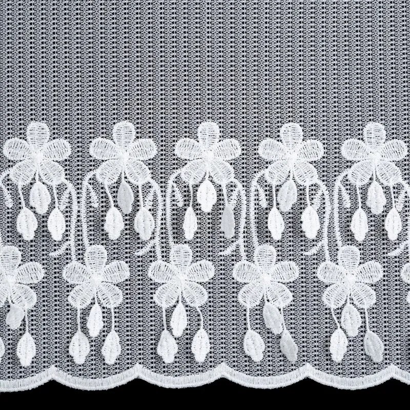 ZÁCLONA SADIE NA KRÚŽKOCH 300X150 CM BIELA