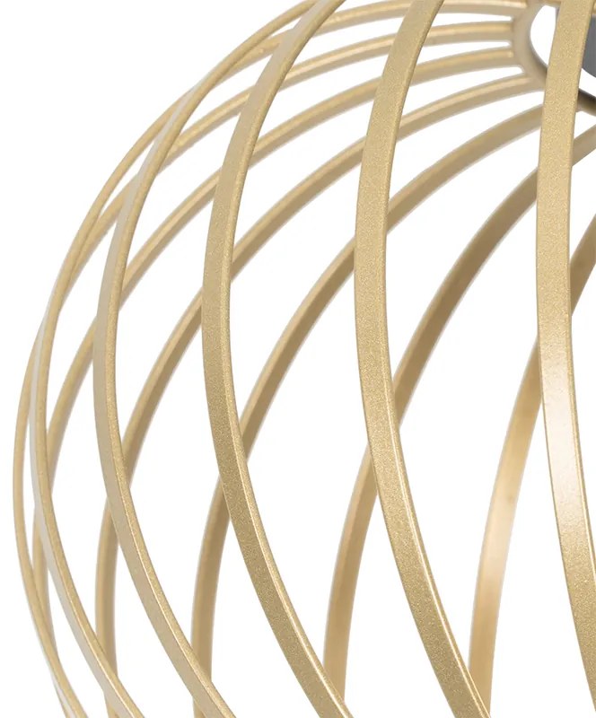 Dizajnové stropné svietidlo zlaté 30 cm - Johanna