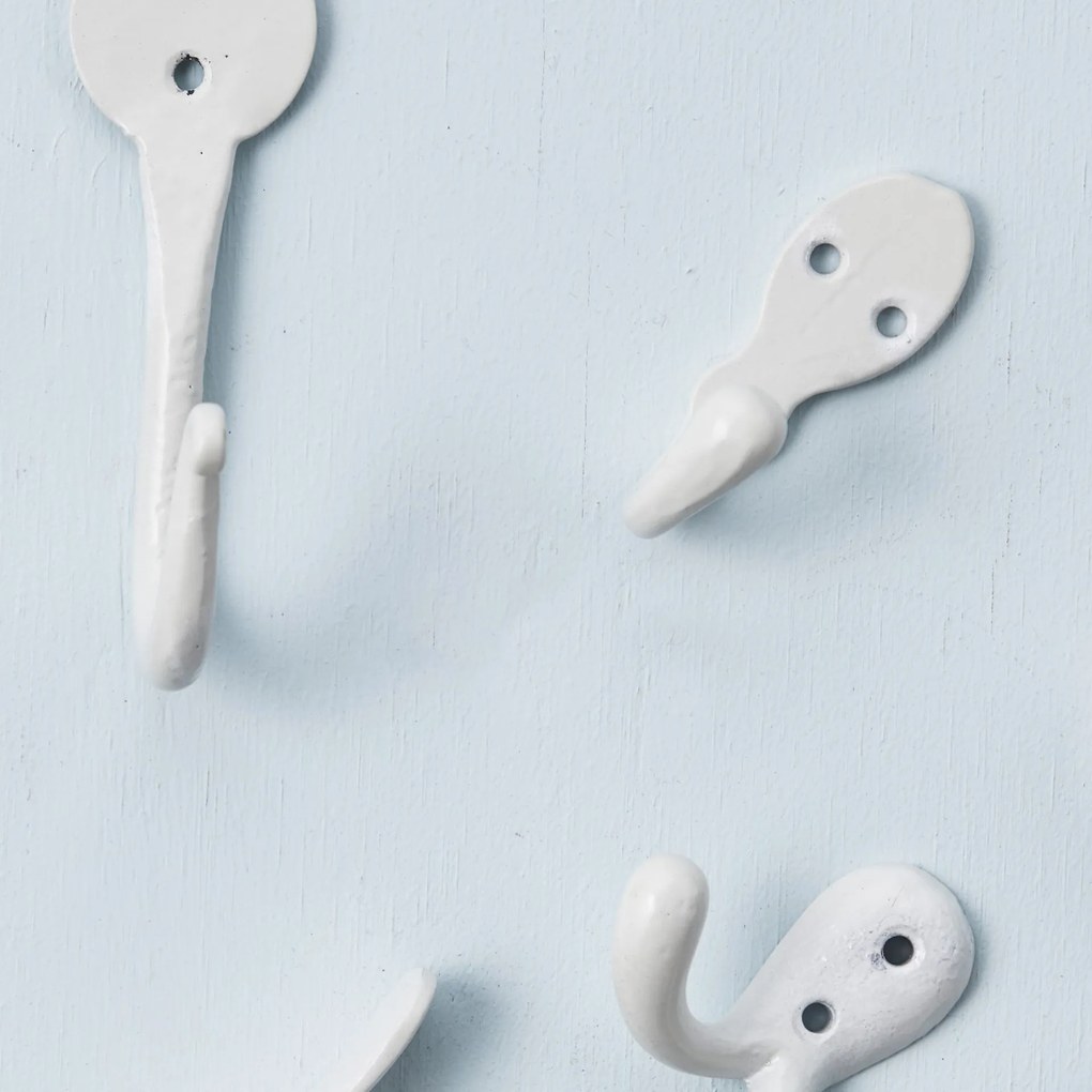 Ib Laursen Kovový háčik Single Mini White