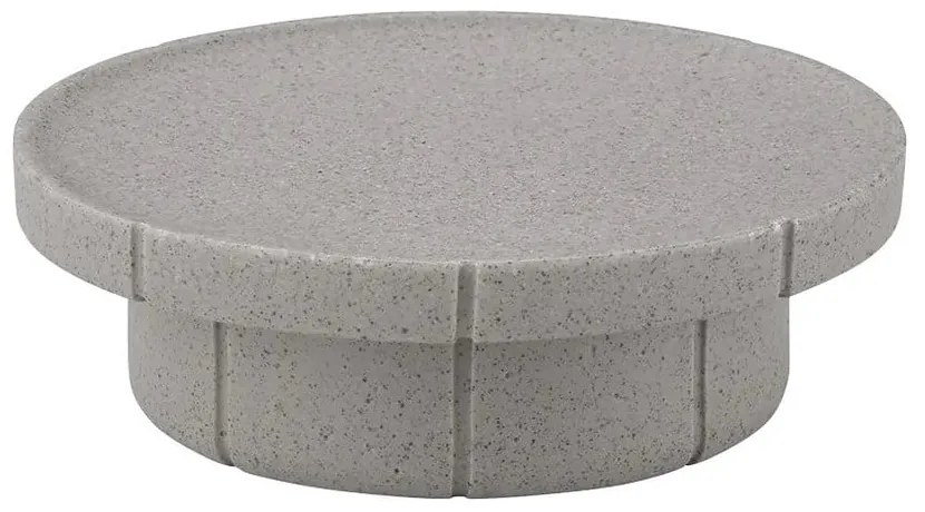 Svetlosivá nádobka na mydlo z polyresínu Kua – Blomus