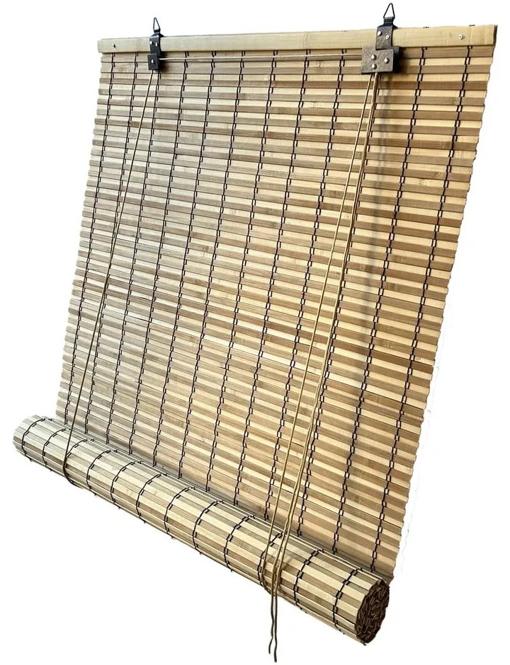 Bambusová roleta v prírodnej farbe 90x220 cm Java – Gardinia