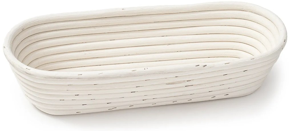 HOME ELEMENTS Ošatka oválna s látkovou vložkou, 35 x 14 cm x 7,5 cm