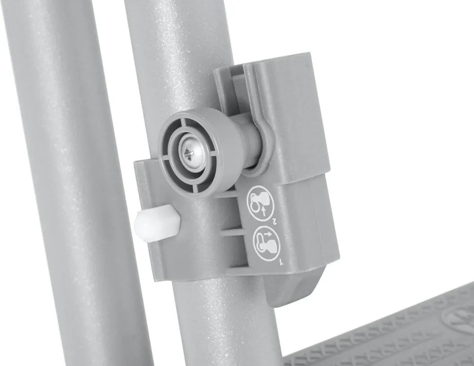 Bazénový rebrík Bestway 132 cm - bezpečný, protišmykový, kovový 58332