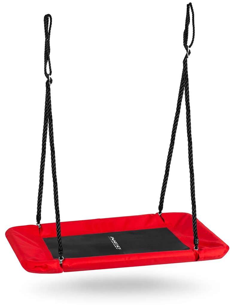 Hojdačka Bocianie hniezdo Obdĺžniková hojdačka Neo-Sport Swingo 110 x 70 cm