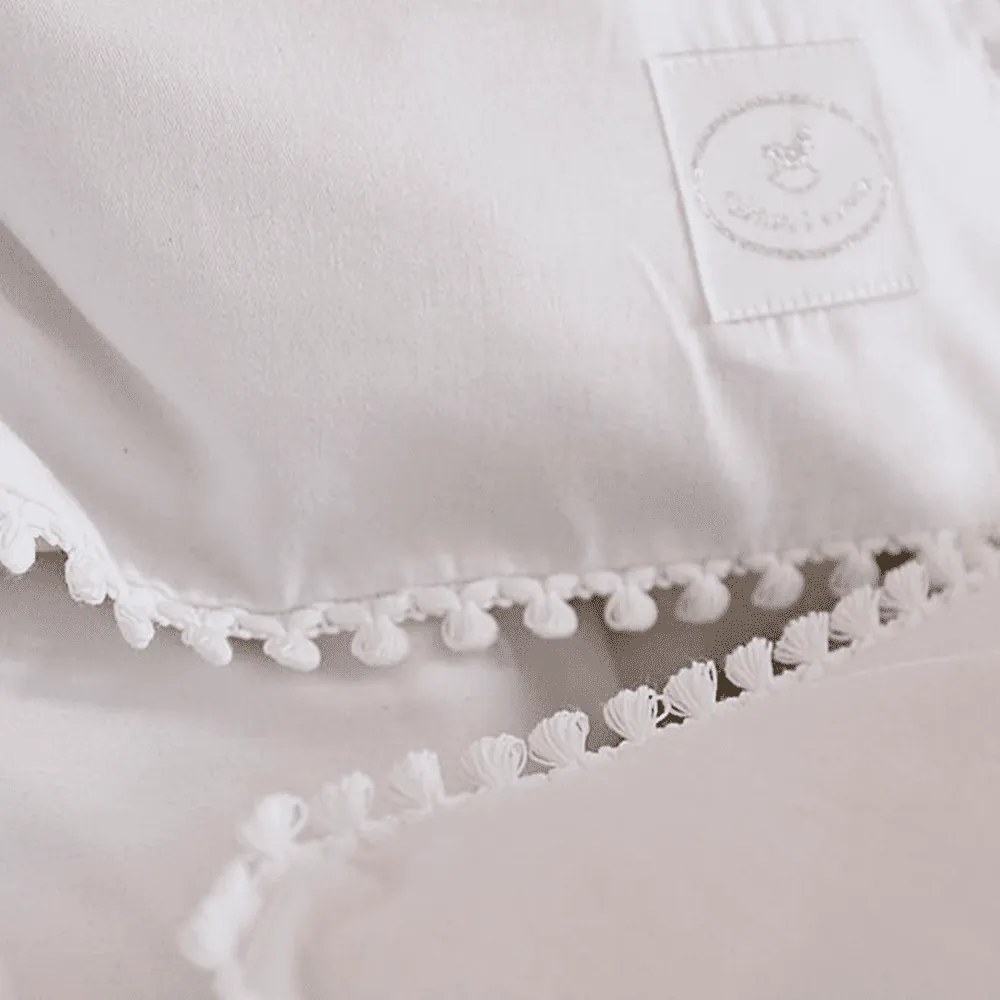 Povlečenie pre dospelých s čipkou biela 140x200cm