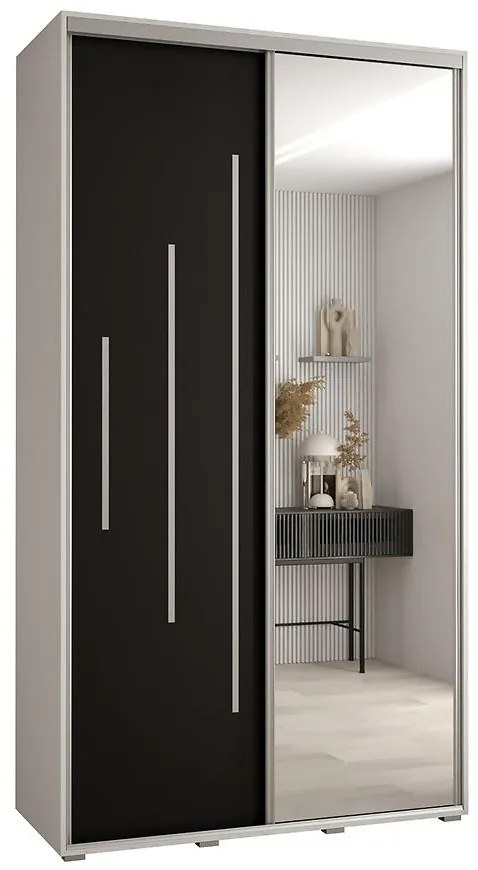 Skriňa 45 Canaris 13 130 biela/čierna/silver