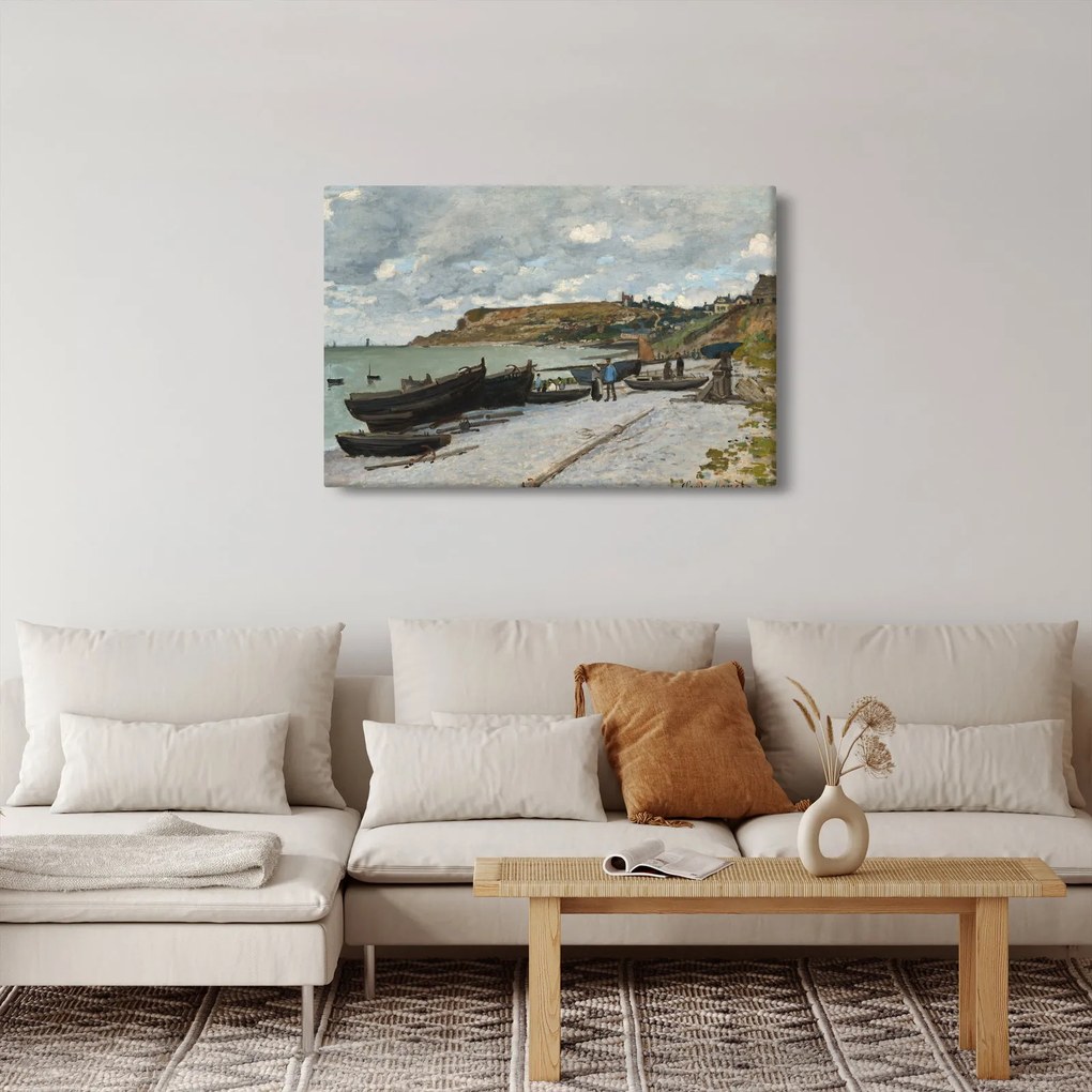 Obraz - Claude Monet, Sainte Adresse, reprodukcia (90x60 cm)
