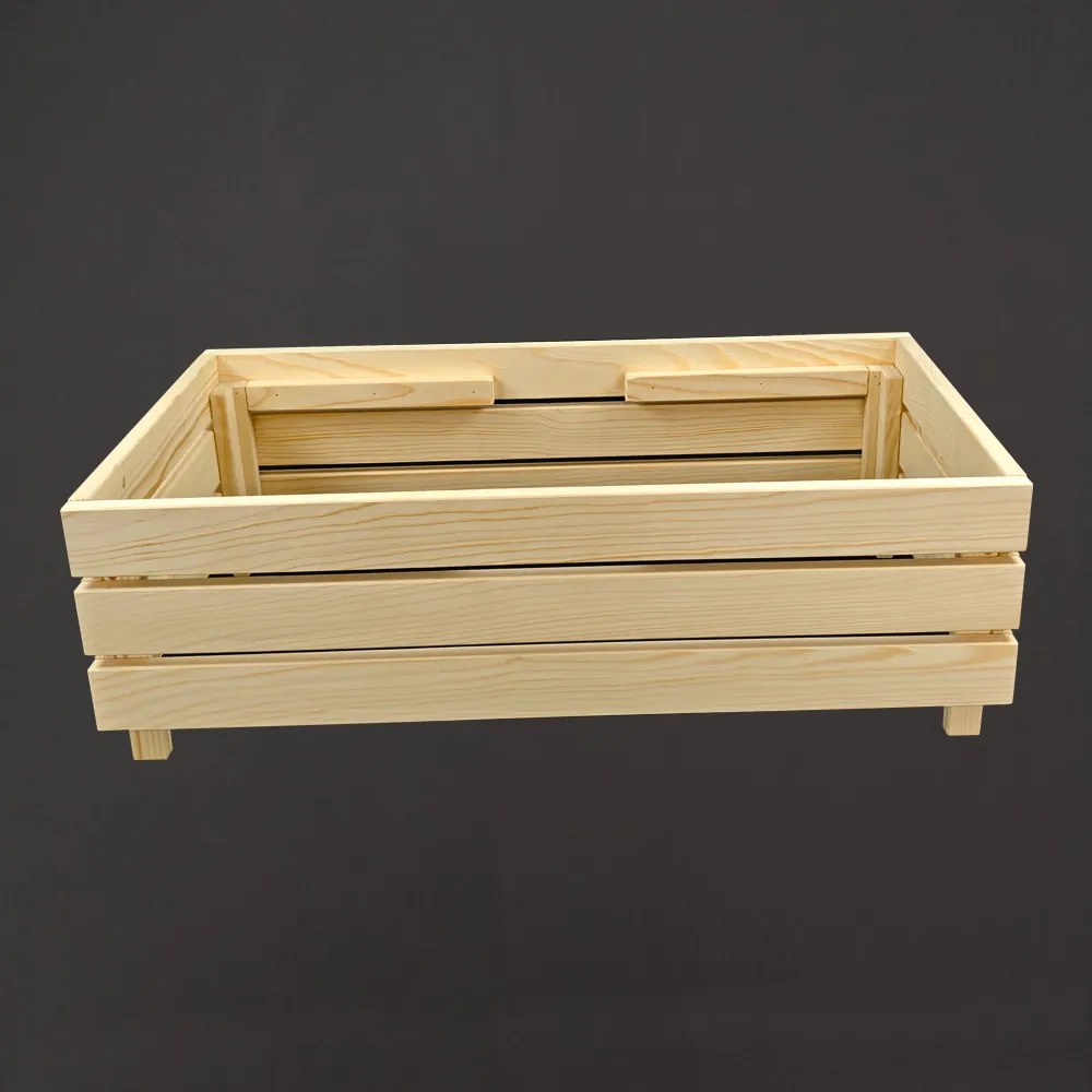 AMADEA Dřevěný designový vyvýšený záhon bez nádoby uvnitř, 76x43,6x24cm